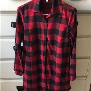 BB Dakota Buffalo Plaid Dress